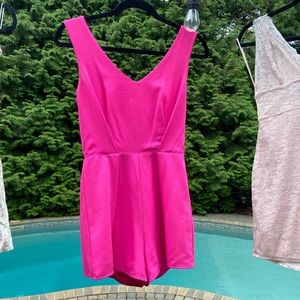 Hot Pink Romper